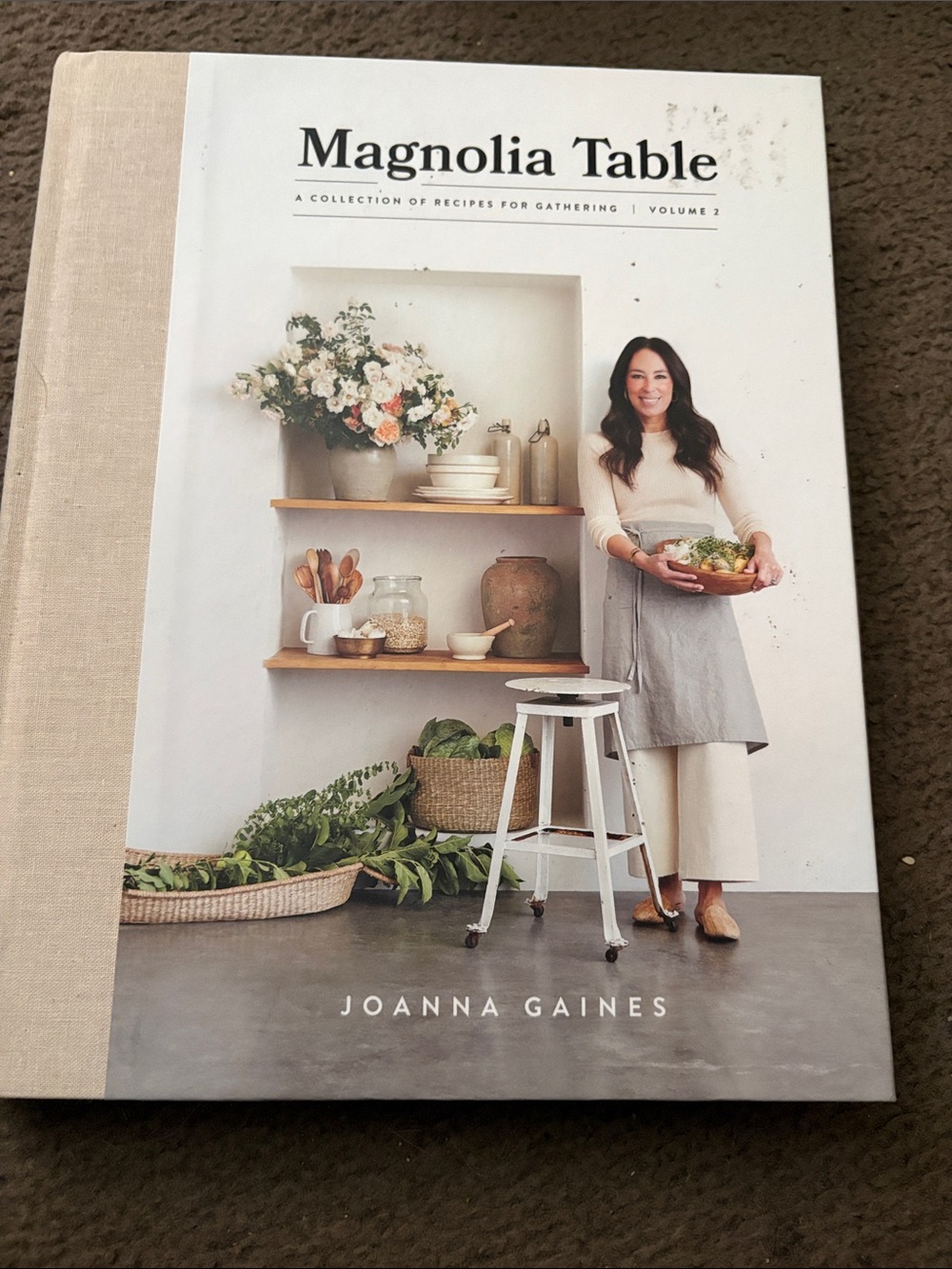 Magnolia Table by Magnolia – White, Beige & Gray Cookbook Cover